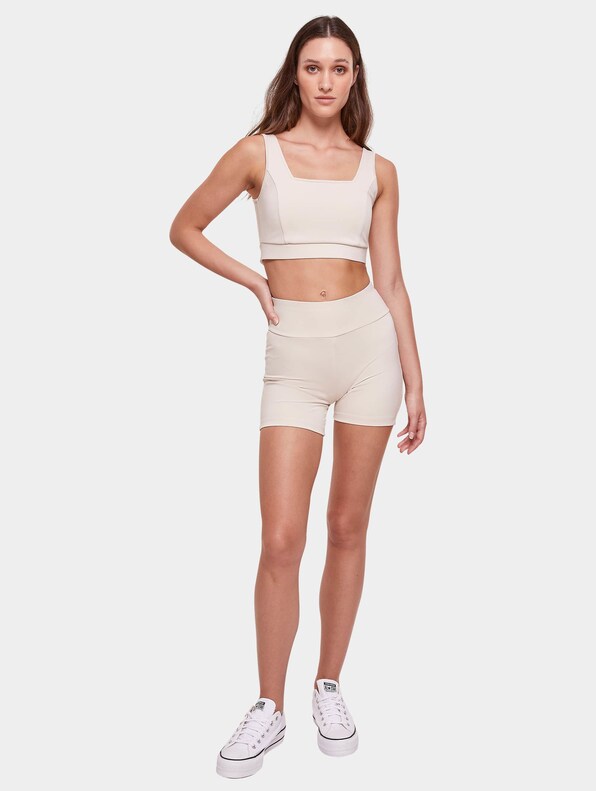 Ladies Recycled High Waist Cycle Hot -3