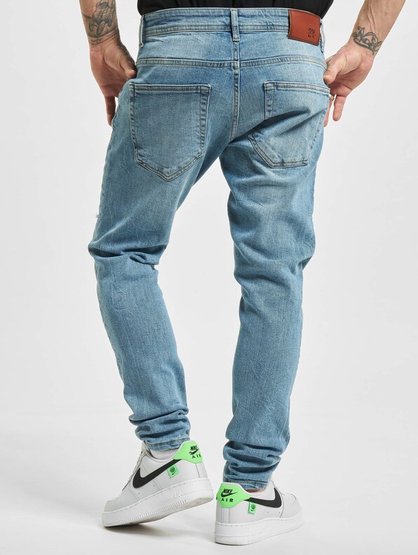Destroyed Slim Fit Denim-1