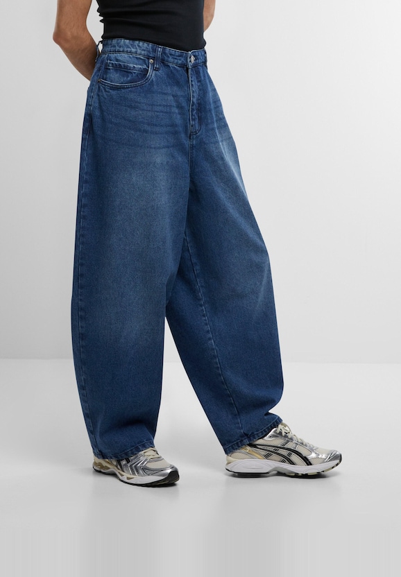 Urban Classics Tapered Heavy Ounce Baggy Jeans-3