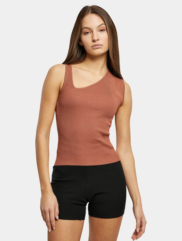 Rib Knit Asymmetric-0