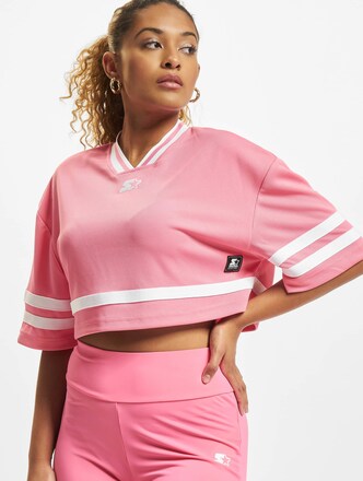 Ladies Cropped Mesh Jersey