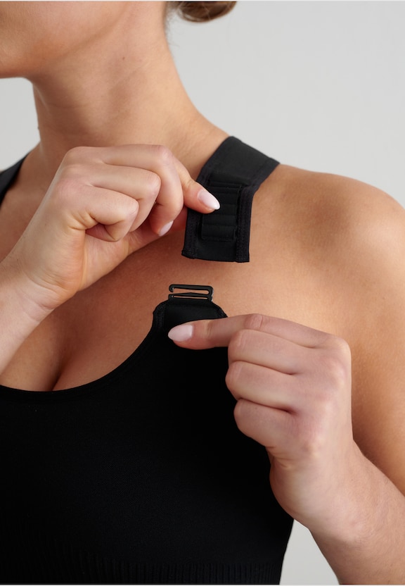 Ribbed Seamless High Support Bralette-6