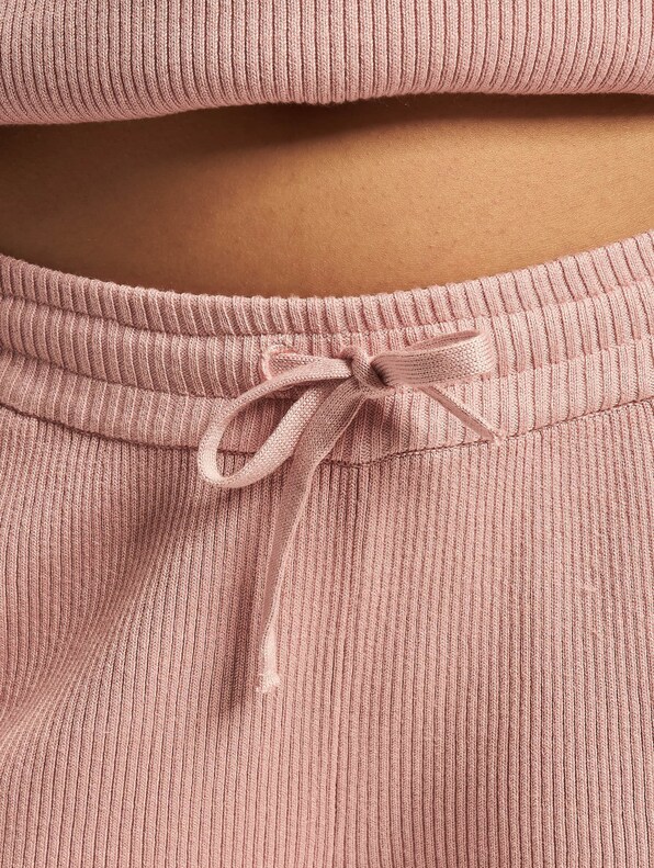 KW221-022-1 Signature Wide Leg Rib Pants-4