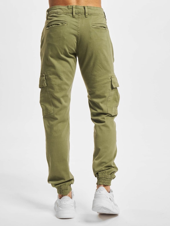 Washed Cargo Twill Jogging-1