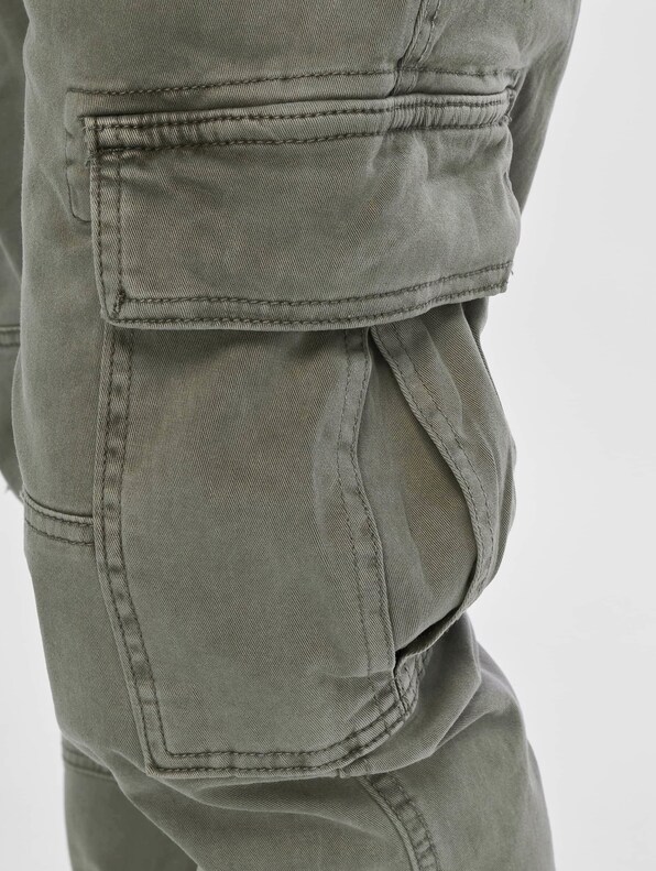 Washed Cargo Twill Jogging-4