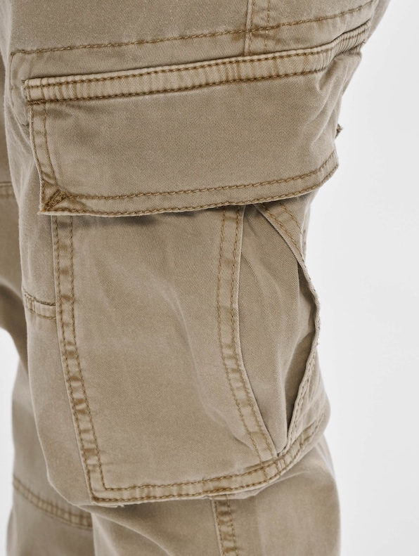 Washed Cargo Twill Jogging-4