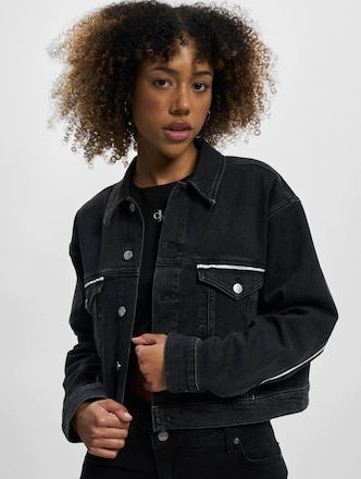 Calvin Klein Piping Detail Denim Jacket