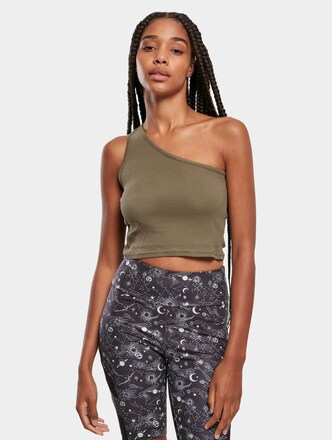 Ladies Cropped Asymmetric