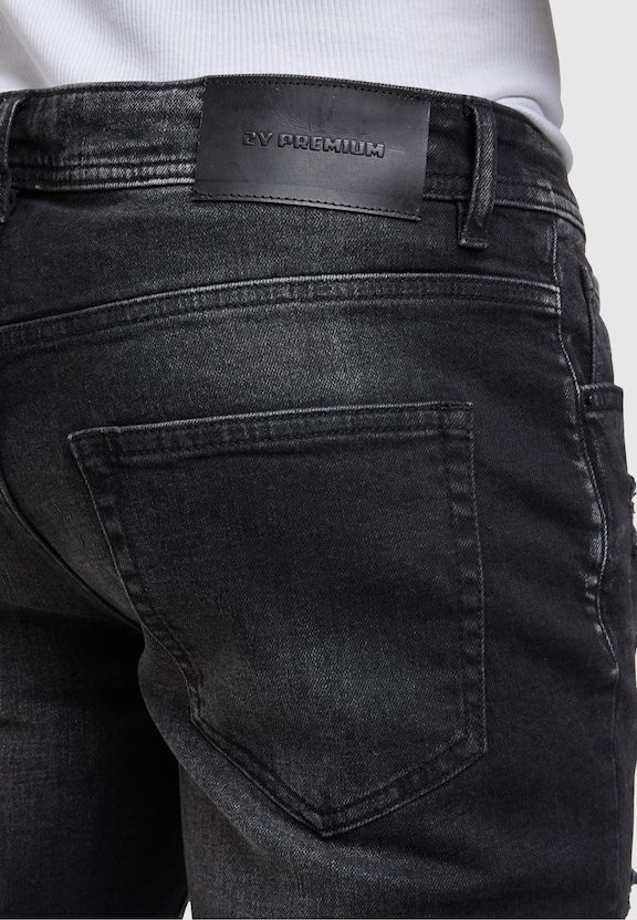 MATEO DESTROYED SLIM FIT JEANS-7