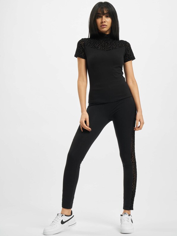 Ladies Flock Lace Stripe-7