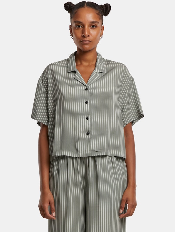 Urban Classics Ladies Viscose Resort Shirt-2