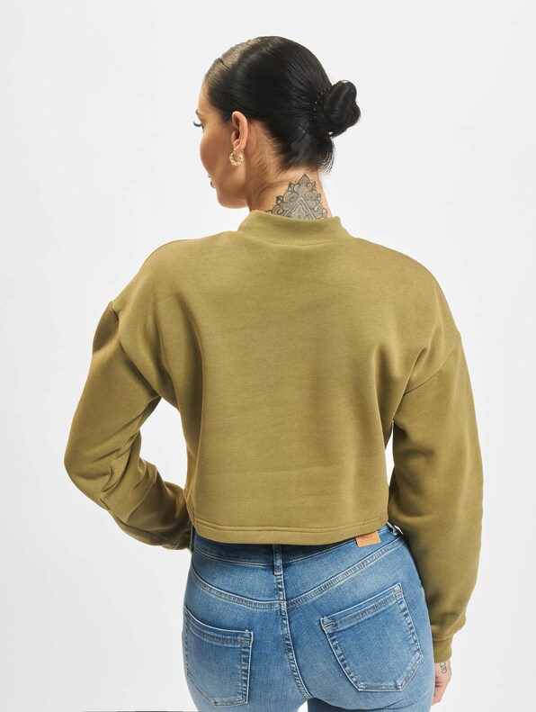 Ladies Cropped Oversized High Neck-1