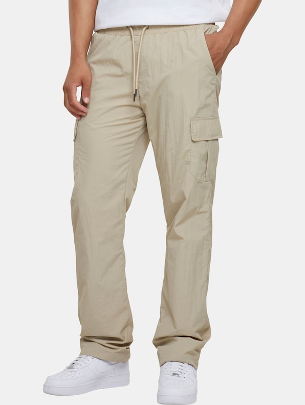 Urban Classics Straight Leg Nylon Cargohosen-0