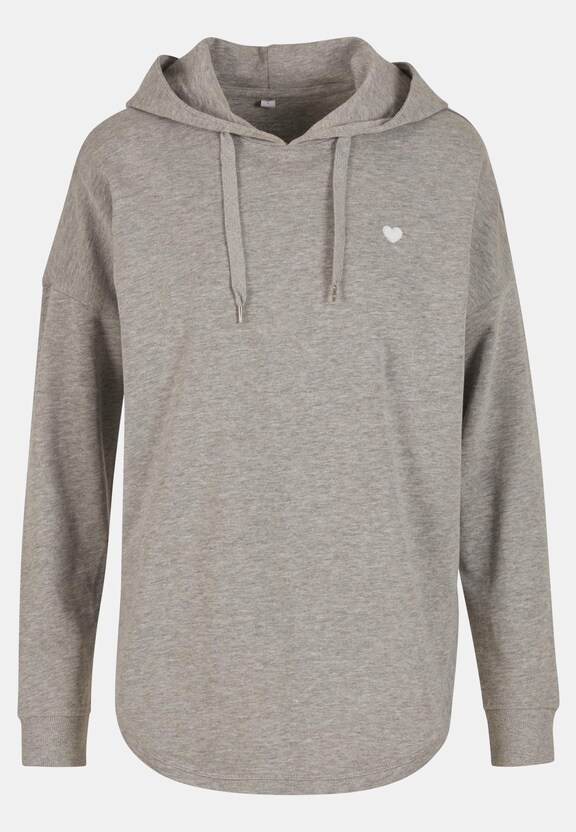 Heart EMB Ladies Oversized Hoody-2