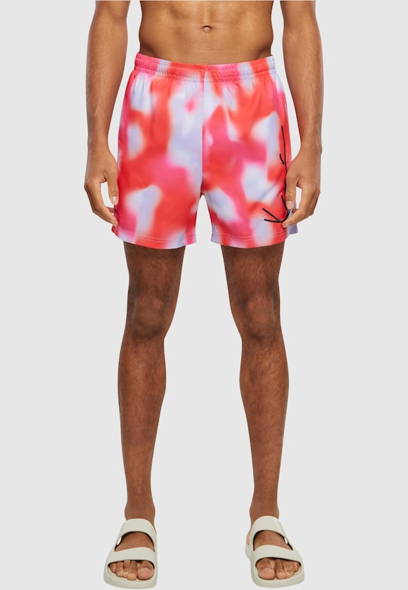 KM241-051-2 Karl Kani Signature Blurred Board Shorts-0