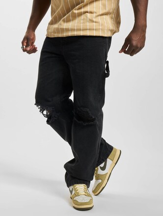 Retro Baggy Workwear Knee Cut