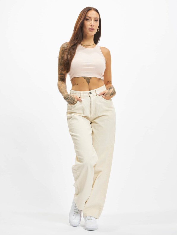 Ladies High Waist 90´s Wide Leg Corduroy-5