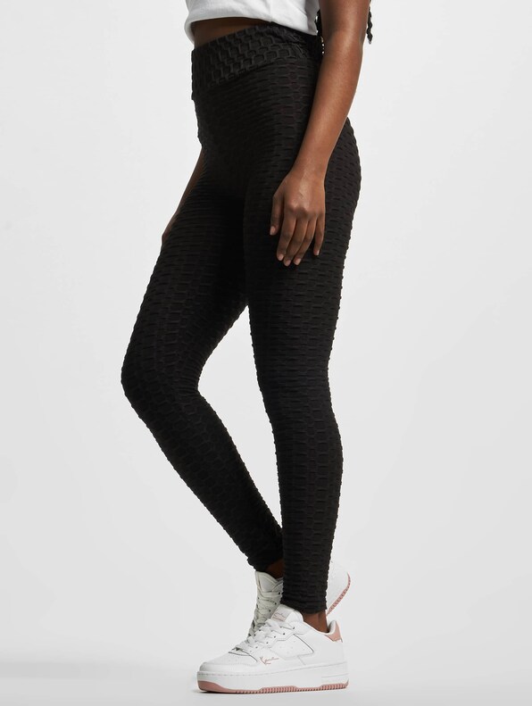 Ladies High Waist Honeycomb-2