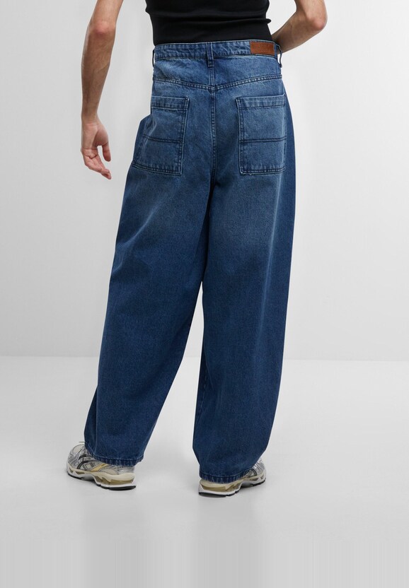 Urban Classics Tapered Heavy Ounce Baggy Jeans-1