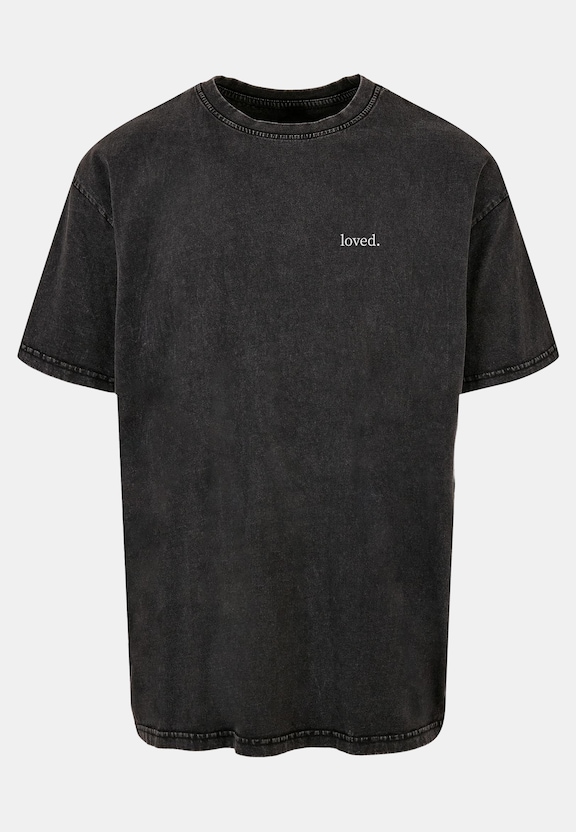 Love Acid Washed Heavy Oversize Tee-4