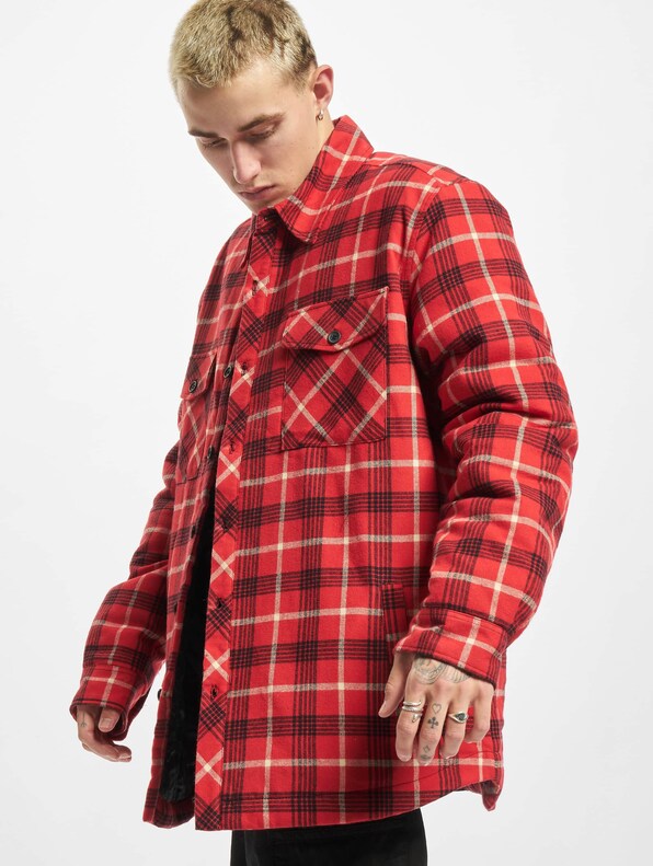 Plaid Quilted Shirt-0