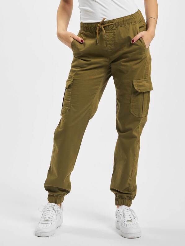 Ladies High Waist Cargo Jogging-2