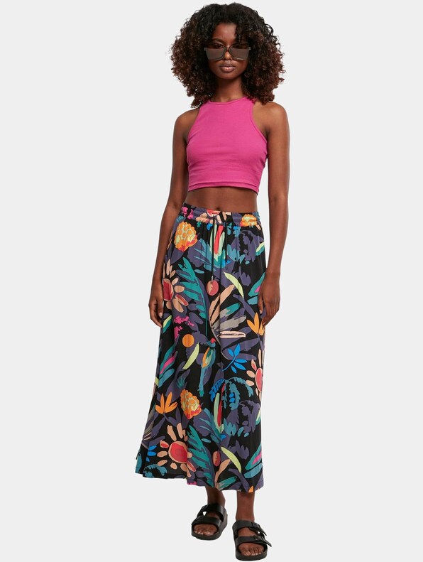 Ladies Cropped Rib -3