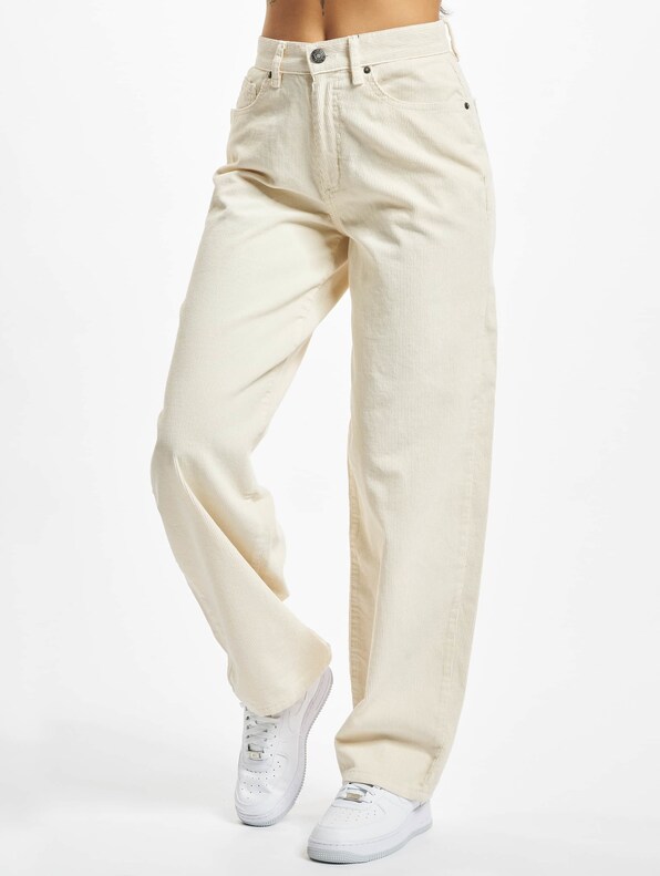 Ladies High Waist 90´s Wide Leg Corduroy-0