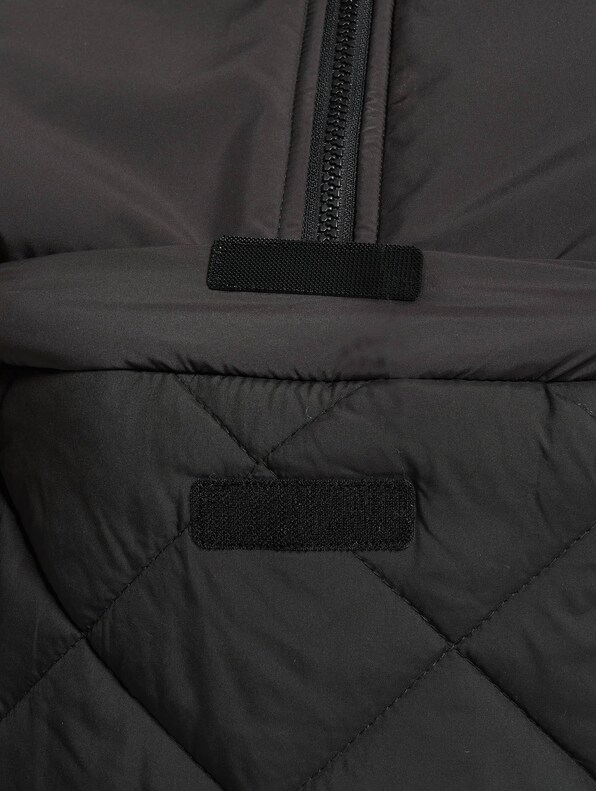 Ladies Oversized Diamond Quilted Pull Over-3