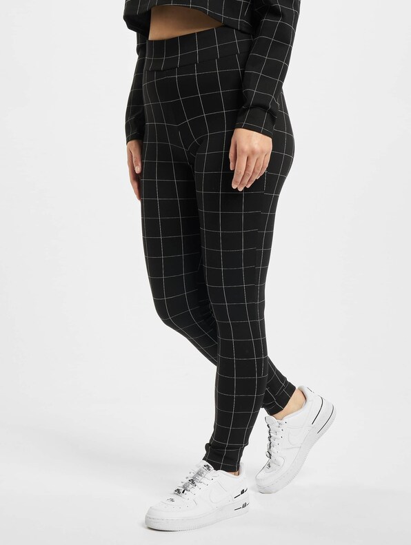 Ladies Check High Waist-2