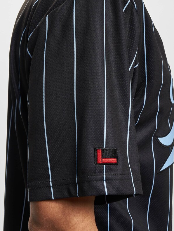 FM232-003-1 FUBU Varsity Pinstripe Baseball Jersey-6