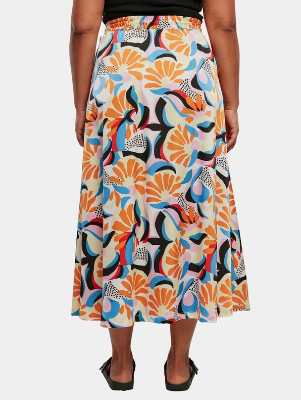 Ladies Aop Satin Midi-1