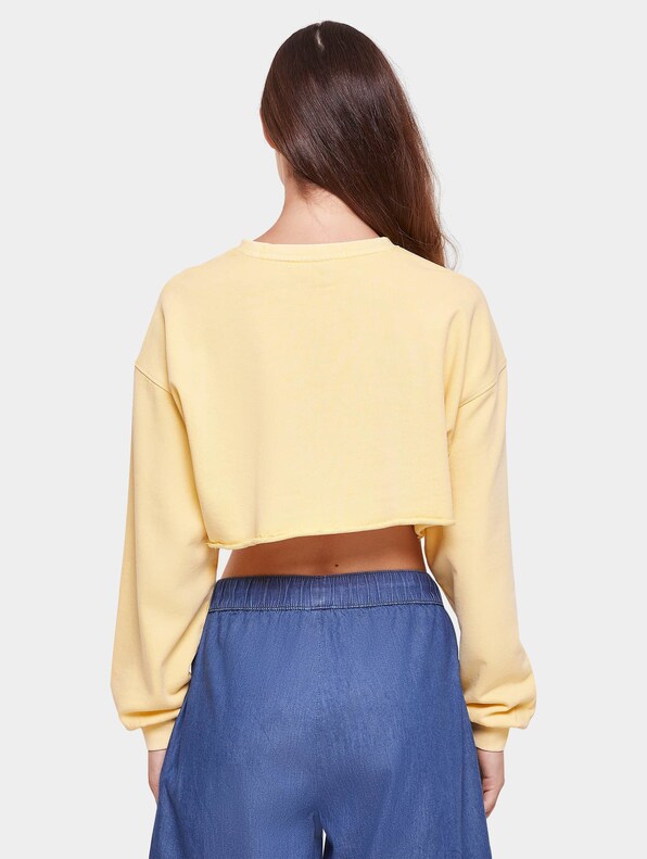 Ladies Cropped Flower Embroidery-1