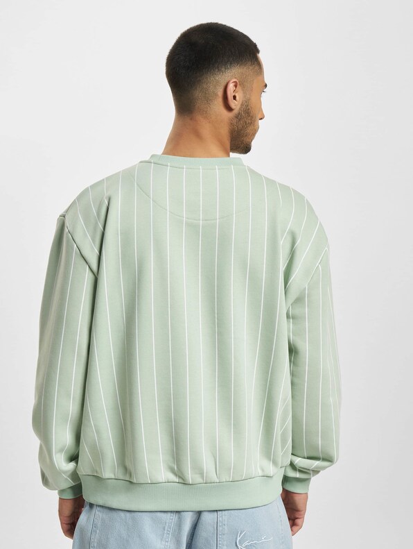 Small Signature Pinstripe Crew-1