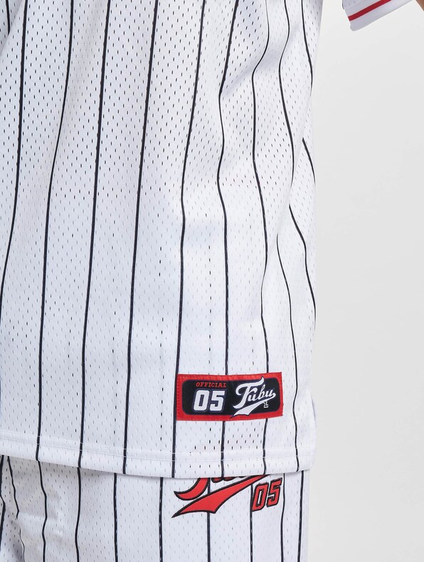 Varsity Pinstriped Mesh-4