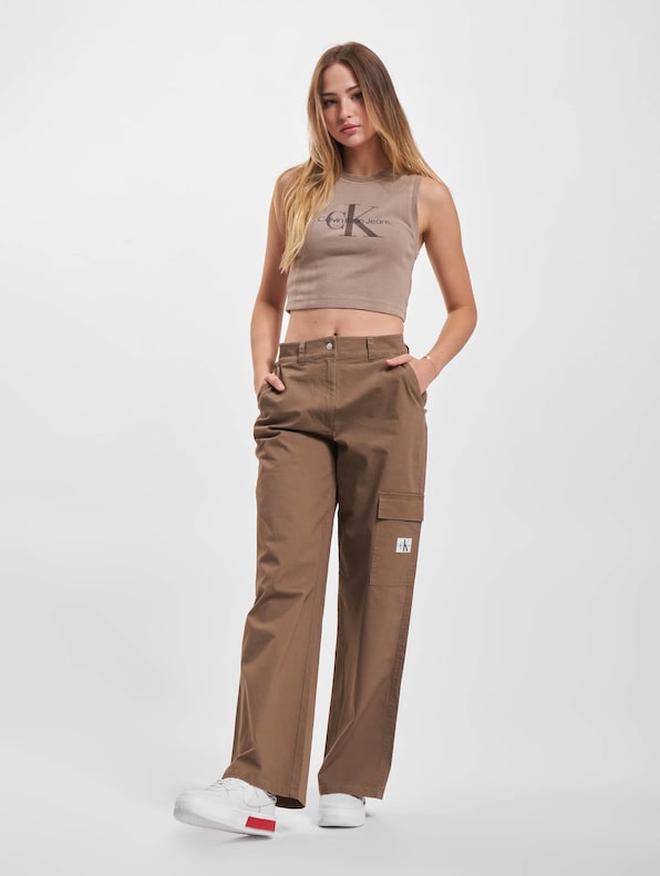 Calvin Klein Jeans Mineral Dye Rib Crop Top-4