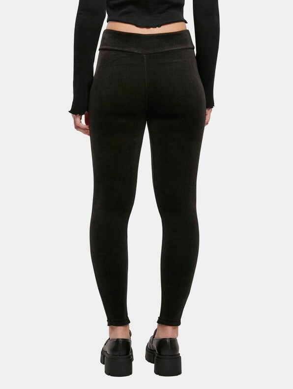 Ladies High Waist Rib Velvet-1