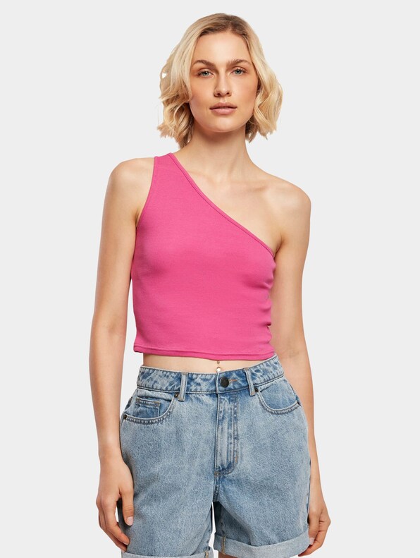 Ladies Cropped Asymmetric-0