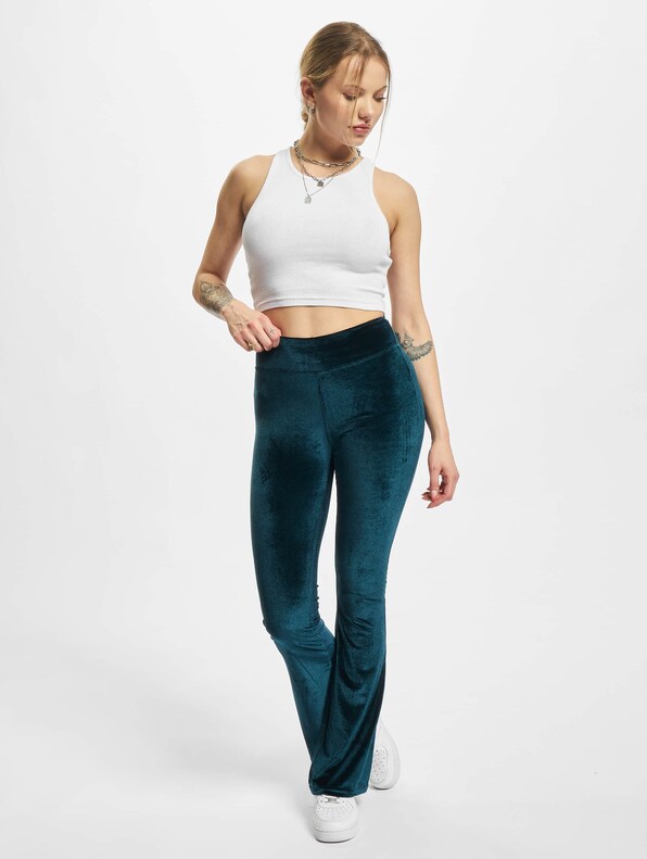 Ladies High Waist Velvet Boot Cut-4