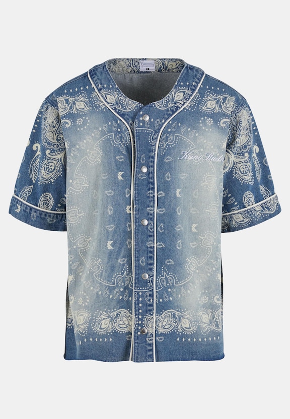 Kani Paisley Denim Baseball-2