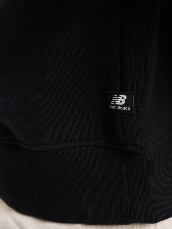 New Balance Essentials Graphic Crop Fleece Hoodie-4