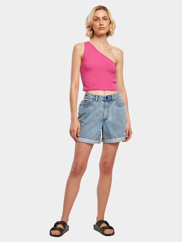 Ladies Cropped Asymmetric-3