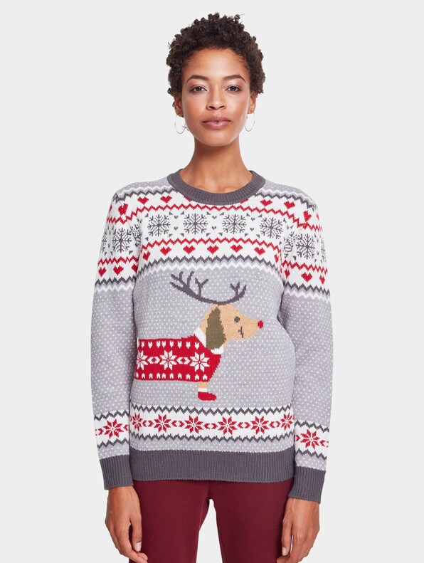 Ladies Sausage Dog Christmas-2