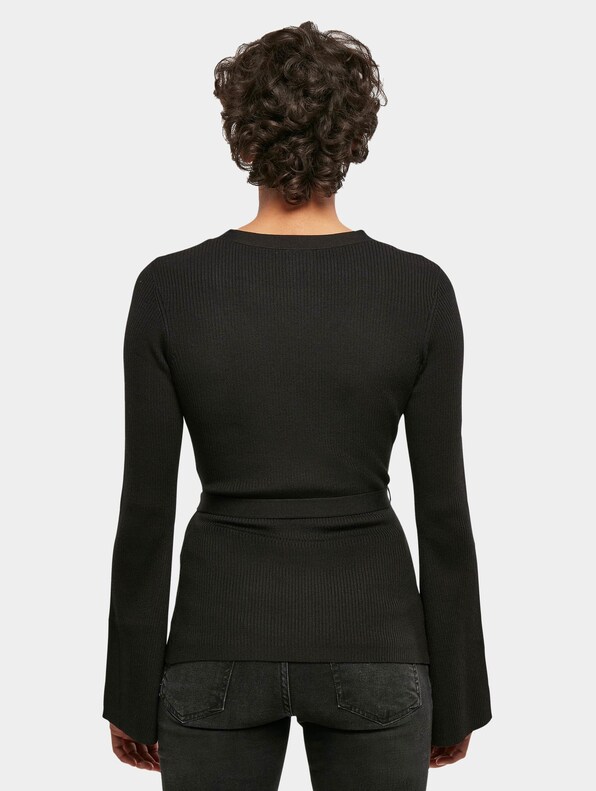 Ladies Rib Knit Wrapped -1