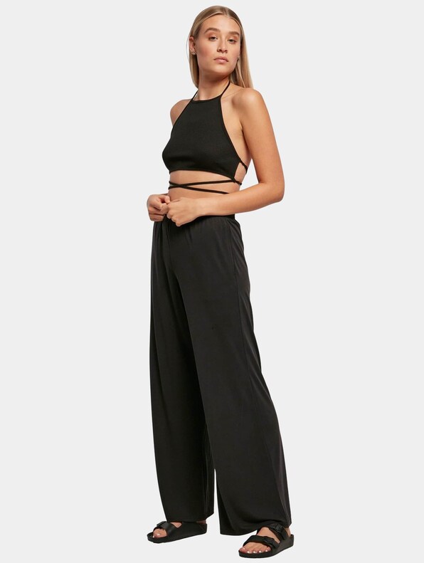 Ladies Rib Trapeze Cropped-3