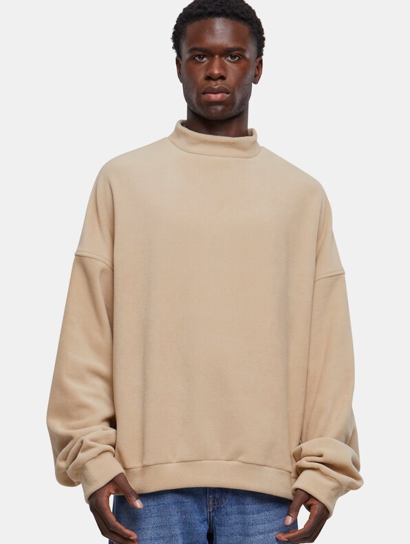 Oversized Polar Fleece Crew-0