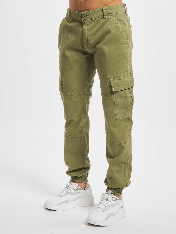 Washed Cargo Twill Jogging-2