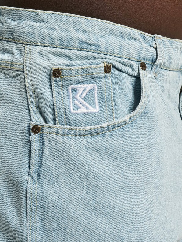 Retro Baggy Workwear Knee Cut -4