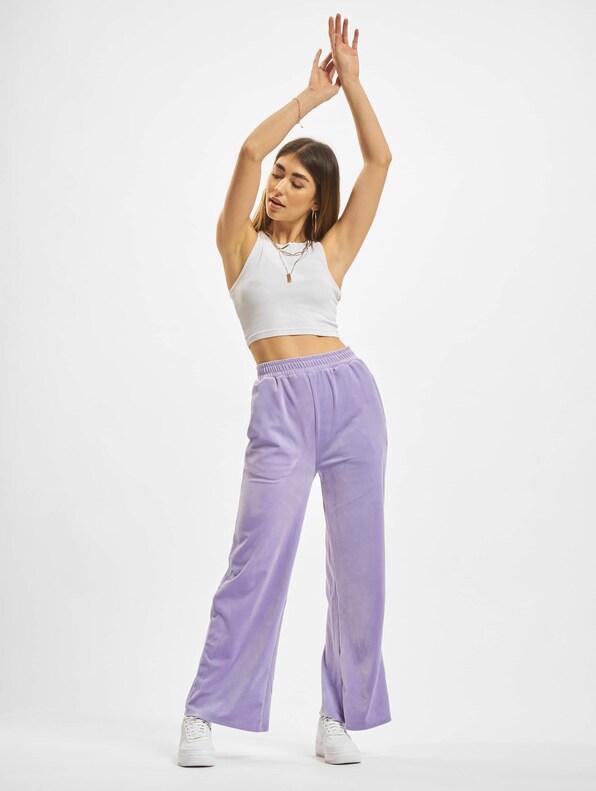 Ladies High Waist Straight Velvet-6