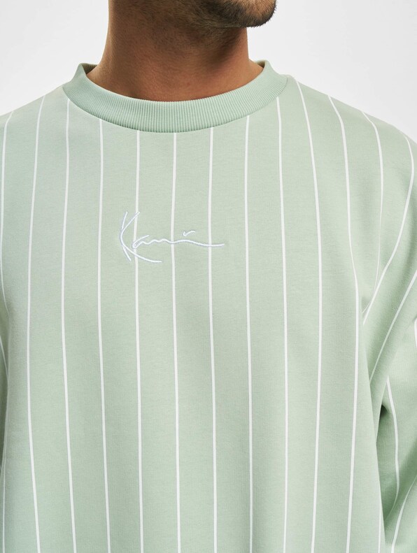 Small Signature Pinstripe Crew-3